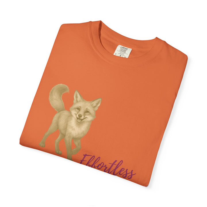 Effortless Advantage – Red Fox | Joyful & Playful | Sketch Series by Pure Perspective App | Eco Friendly Graphic Tee