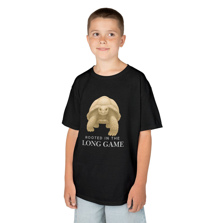 Kids Giant Tortoise Tee | "Build Your Future" | Sketch Design | Eco-Conscious | Grounded & Gentle