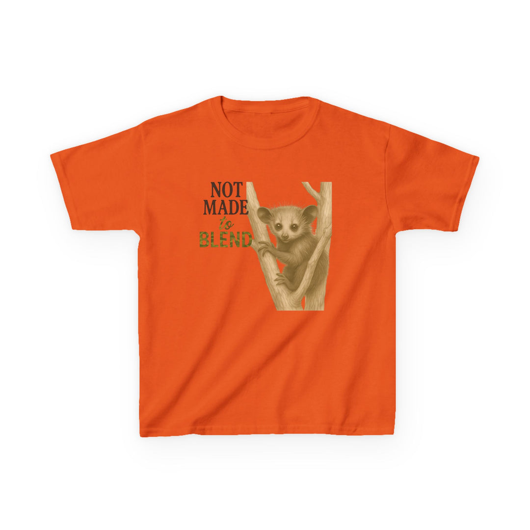 Kids Aye Aye Tee | "Not Made to Blend" | Sketch Design | Eco-Conscious | Reflective & Wise