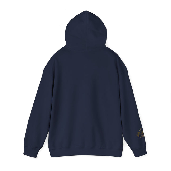 Let Quiet Lead – Barn Owl Edition | Calm & Centered Series | Unisex Heavy Blend™ Hooded Sweatshirt | Eco-Friendly Apparel