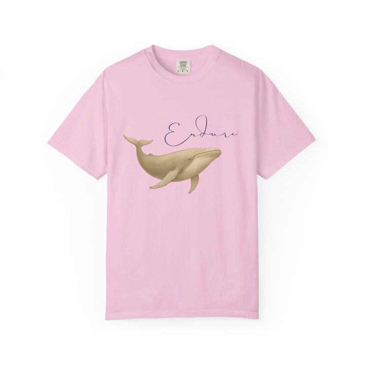 Endure – Blue Whale | Connected & Compassionate | Sketch Series by Pure Perspective App | Eco Friendly Graphic Tee