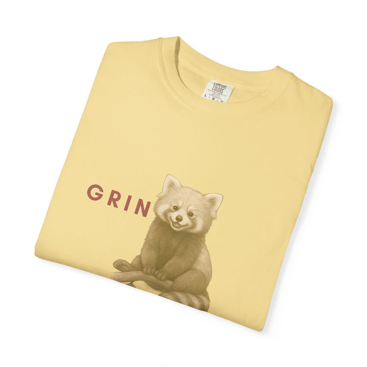Grin and go on – Red Panda | Joyful & Playful | Sketch Series by Pure Perspective App | Eco Friendly Graphic Tee