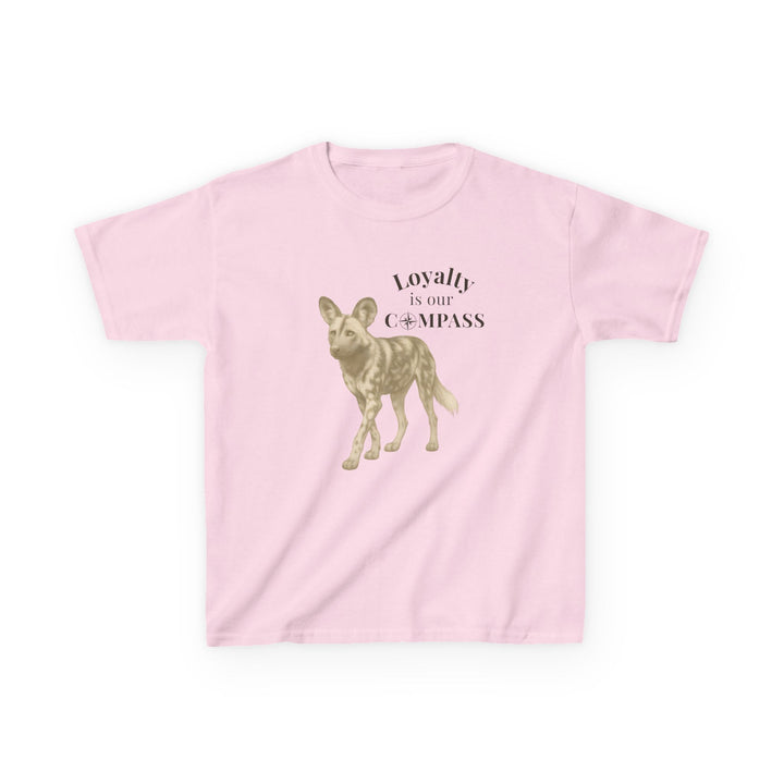 Kids African Wild Dog Tee | "Loyalty is Our Compass" | Sketch Design | Eco-Conscious | Empowered & Bold