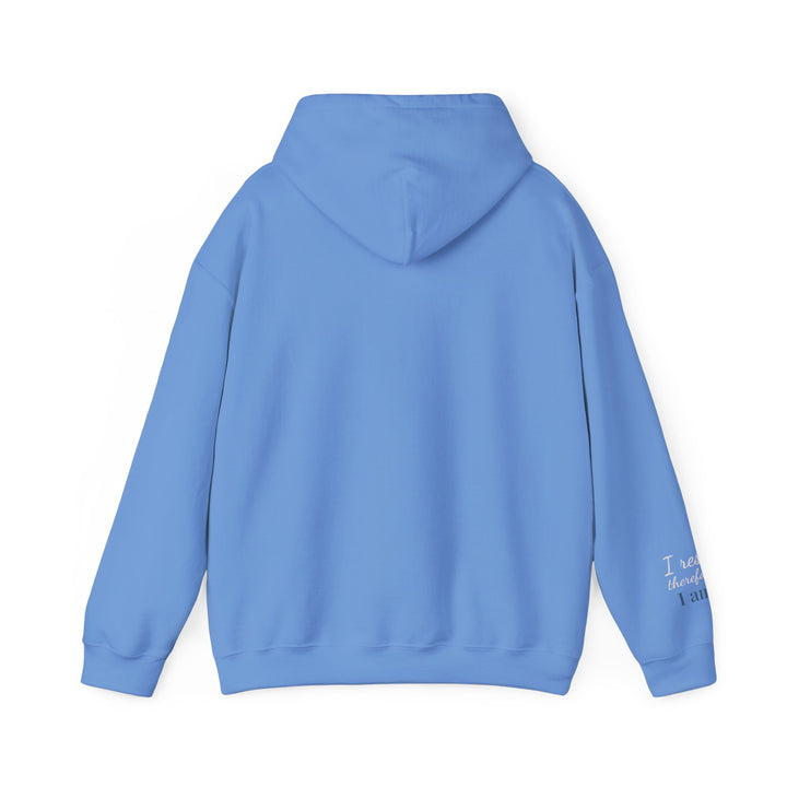 I Rest Therefore I Am – Capybara Edition | Grounded & Gentle Series | Unisex Heavy Blend™ Hooded Sweatshirt | Eco-Friendly Apparel