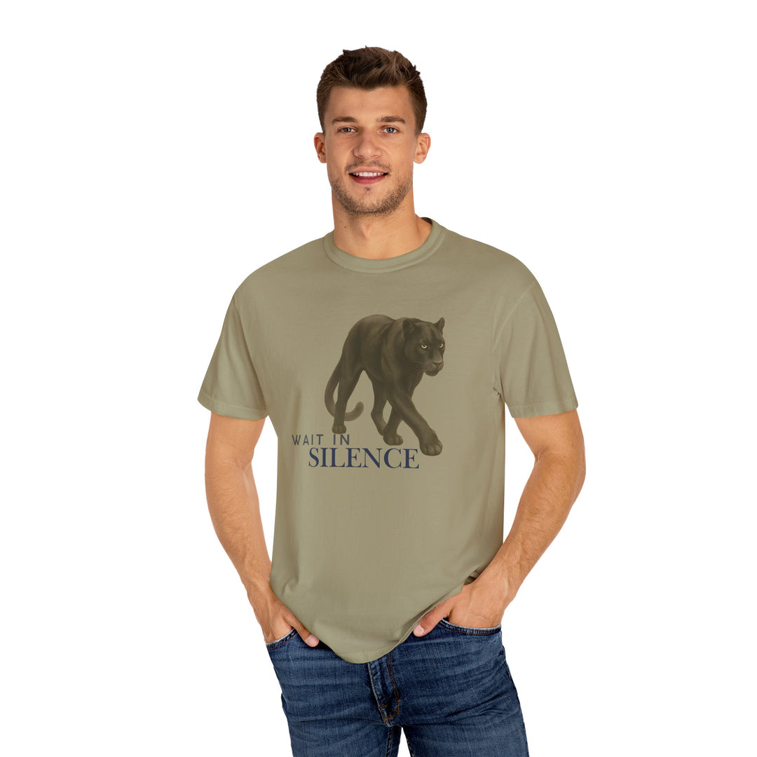 Weight in Silence – Jaguar | Reflective & Wise | Sketch Series by Pure Perspective | Eco Friendly Graphic Tee