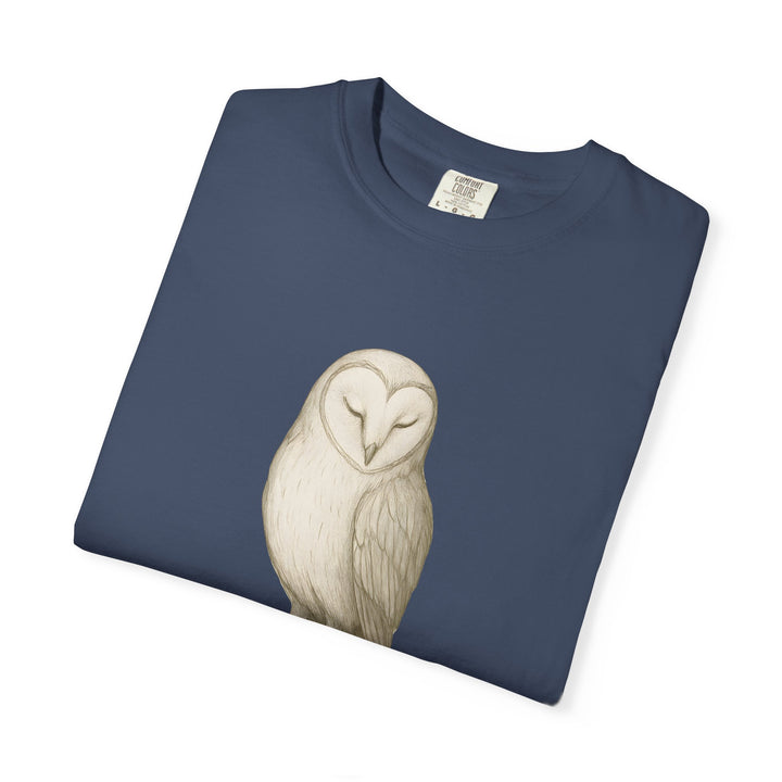 Let Quiet Lead – Owl | Calm & Centered | Sketch Series by Pure Perspective | Eco Friendly Graphic Tee