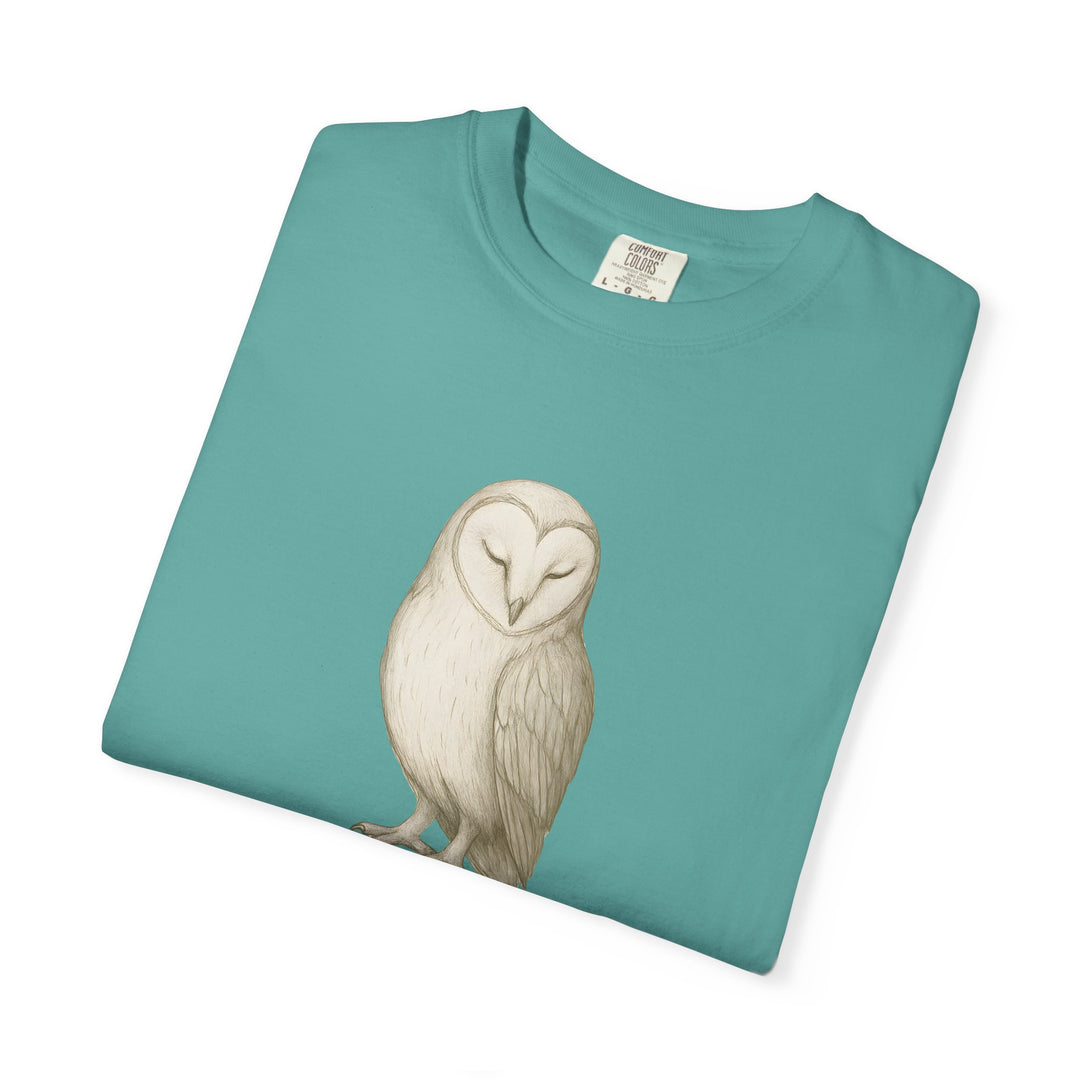Let Quiet Lead – Owl | Calm & Centered | Sketch Series by Pure Perspective | Eco Friendly Graphic Tee