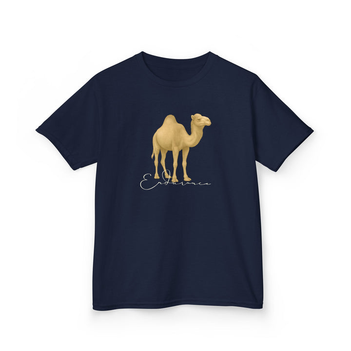 Kids Camel Tee | "Endurance" | Sketch Design | Eco-Conscious | Patient & Peaceful