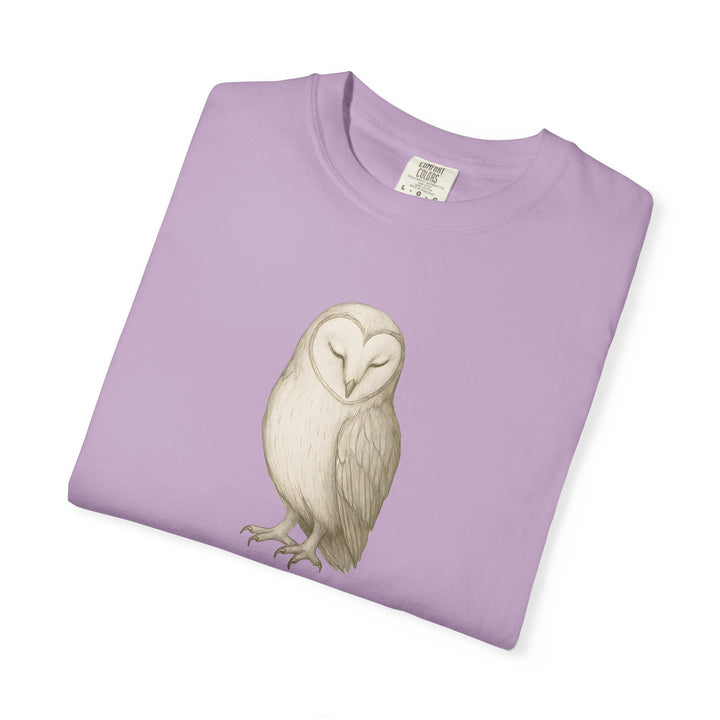 Let Quiet Lead – Owl | Calm & Centered | Sketch Series by Pure Perspective | Eco Friendly Graphic Tee