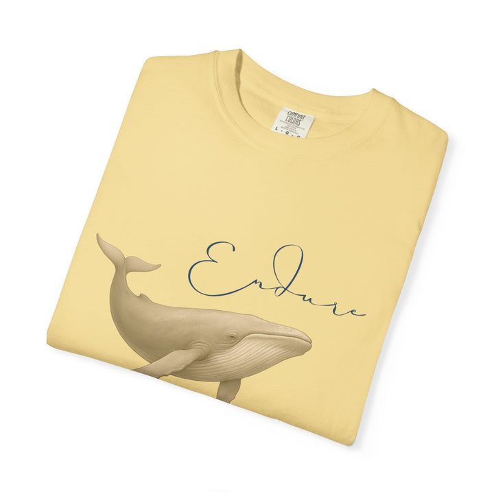 Endure – Blue Whale | Connected & Compassionate | Sketch Series by Pure Perspective App | Eco Friendly Graphic Tee