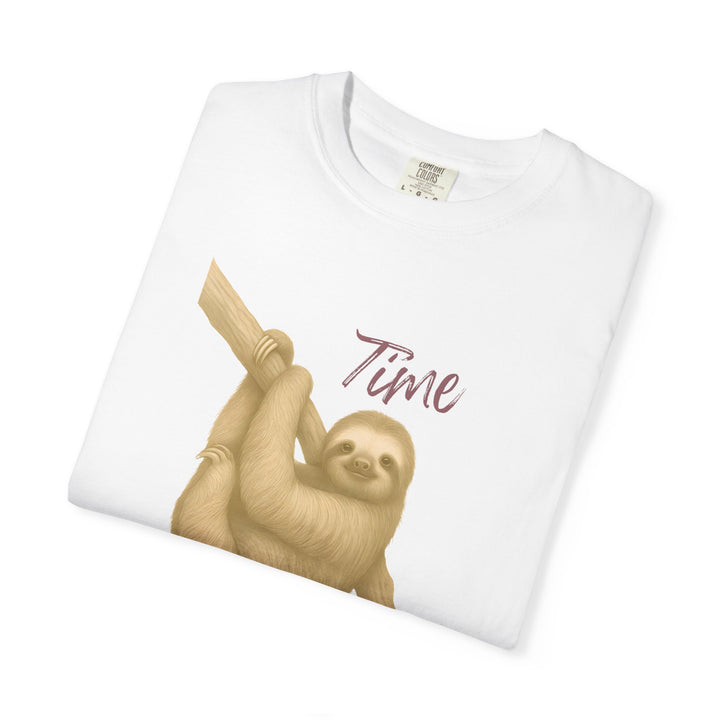 Time is Yours – Sloth | Joyful & Playful | Sketch Series by Pure Perspective | Eco Friendly Graphic Tee