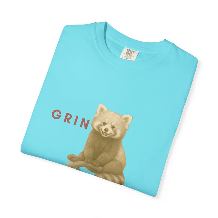 Grin and go on – Red Panda | Joyful & Playful | Sketch Series by Pure Perspective App | Eco Friendly Graphic Tee