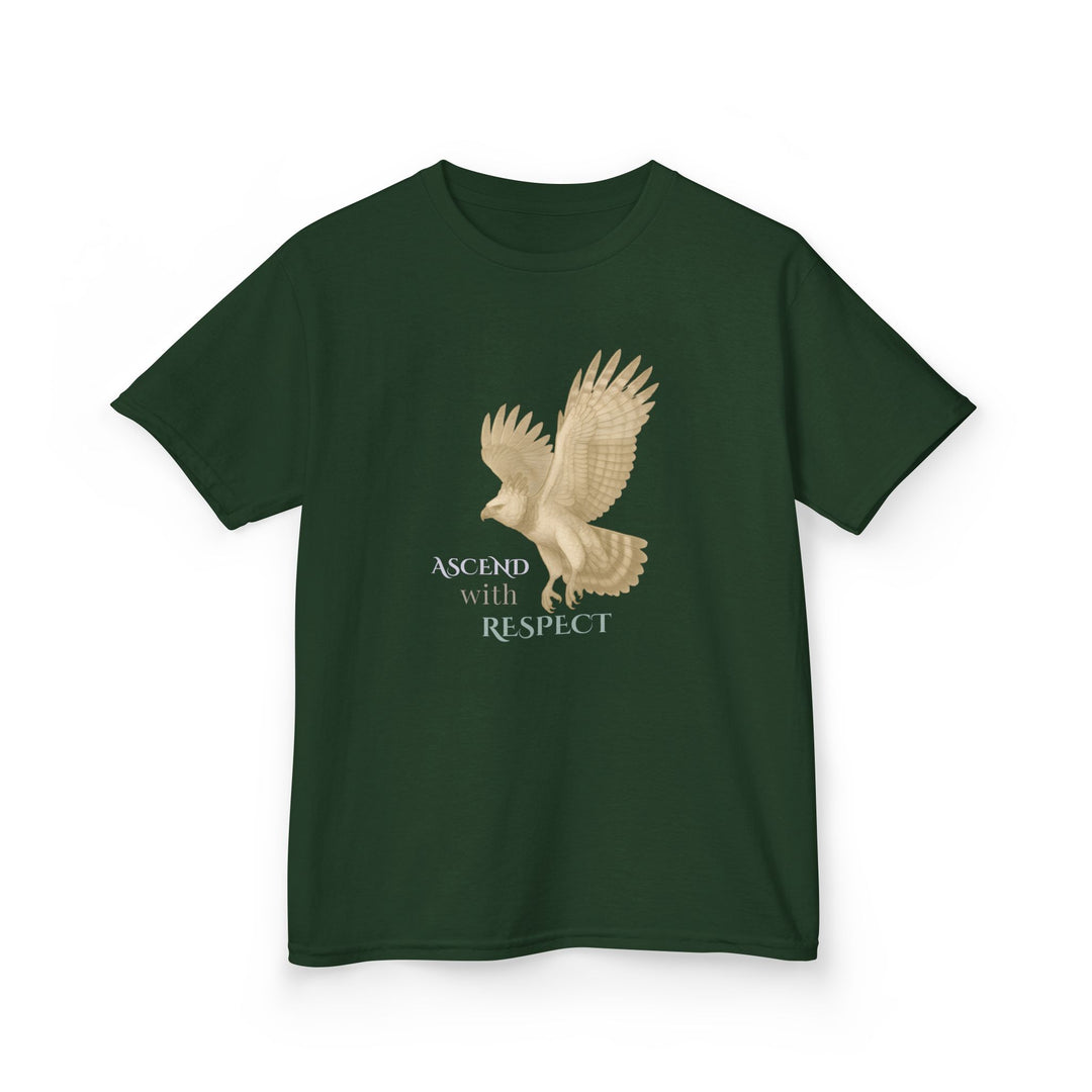 Kids Harpy Eagle Tee | "Rise with Kindness" | Sketch Design | Eco-Conscious | Empowered & Bold