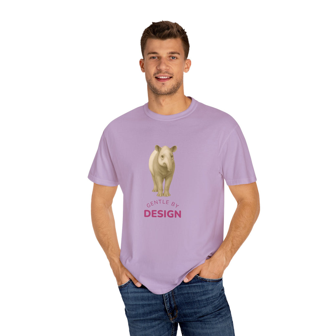 Gentle By Design – Tapir | Grounded & Gentle | Sketch Series by Pure Perspective | Eco Friendly Graphic Tee