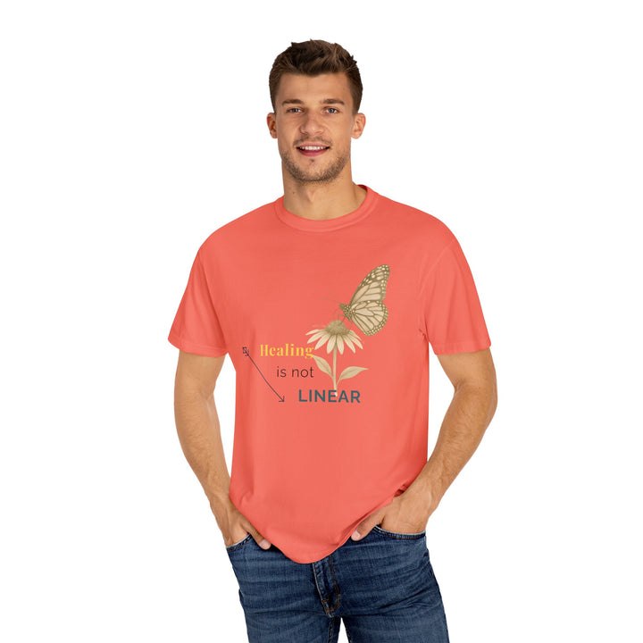 Healing is not Linear – Monarch Butterfly | Hopeful & Healing | Sketch Series by Pure Perspective App | Eco Friendly Graphic Tee