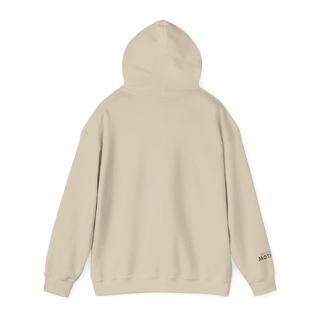 Mastery in Motion – Snow Leopard Edition | Patient & Peaceful Series | Unisex Heavy Blend™ Hooded Sweatshirt | Eco-Friendly Apparel
