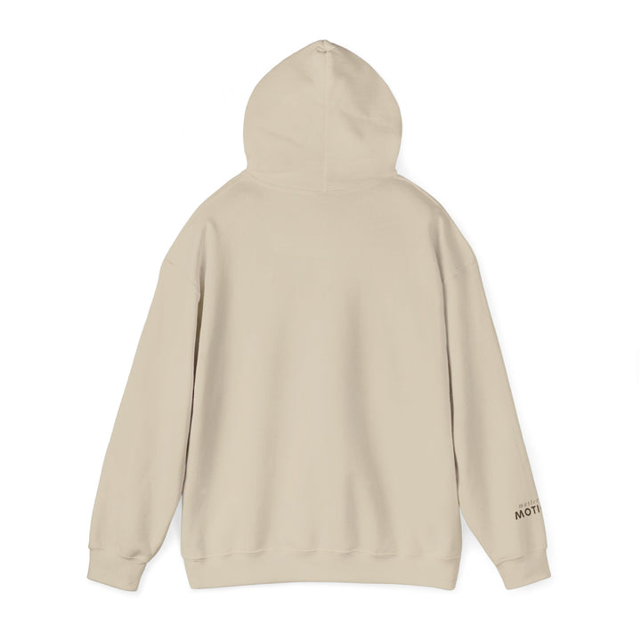 Mastery in Motion – Snow Leopard Edition | Patient & Peaceful Series | Unisex Heavy Blend™ Hooded Sweatshirt | Eco-Friendly Apparel