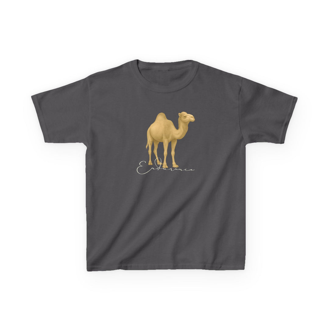 Kids Camel Tee | "Endurance" | Sketch Design | Eco-Conscious | Patient & Peaceful