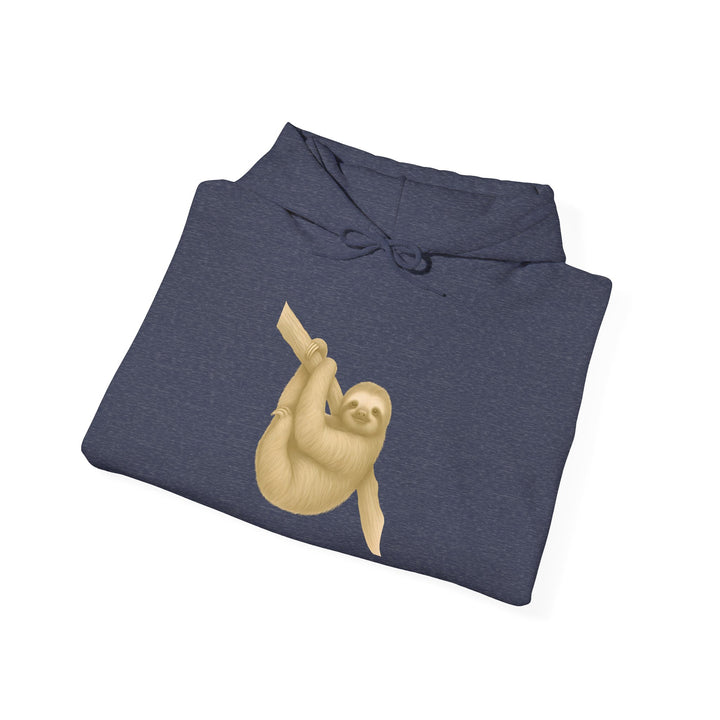 Time is Yours – Sloth Edition | Connected & Compassionate Series | Unisex Heavy Blend™ Hooded Sweatshirt | Eco-Friendly Apparel
