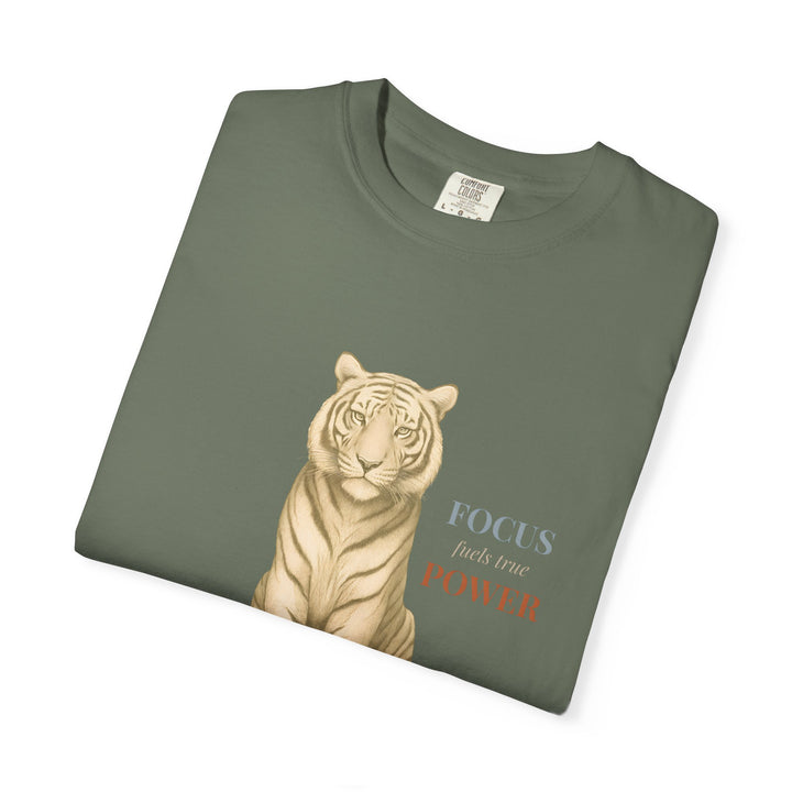 Force fuels true Power – Tiger | Empowered & Bold | Sketch Series by Pure Perspective | Eco Friendly Graphic Tee