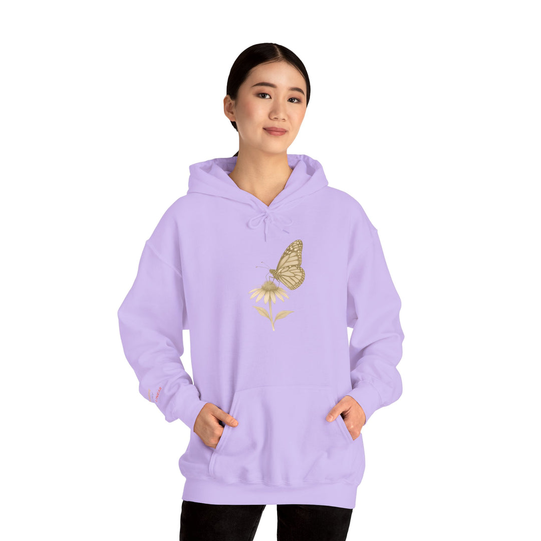 Healing is not Linear – Monarch Butterfly Edition | Hopeful & Healing Series | Unisex Heavy Blend™ Hooded Sweatshirt | Eco-Friendly Apparel