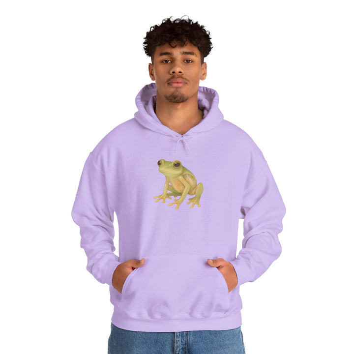 Vulnerability Takes Courage – Glass Frog Butterfly Edition | Hopeful & Healing Series | Unisex Heavy Blend™ Hooded Sweatshirt | Eco-Friendly Apparel
