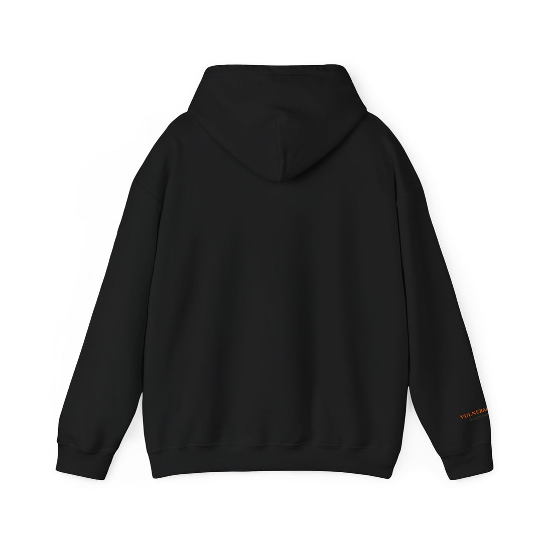 Vulnerability Takes Courage – Glass Frog Butterfly Edition | Hopeful & Healing Series | Unisex Heavy Blend™ Hooded Sweatshirt | Eco-Friendly Apparel