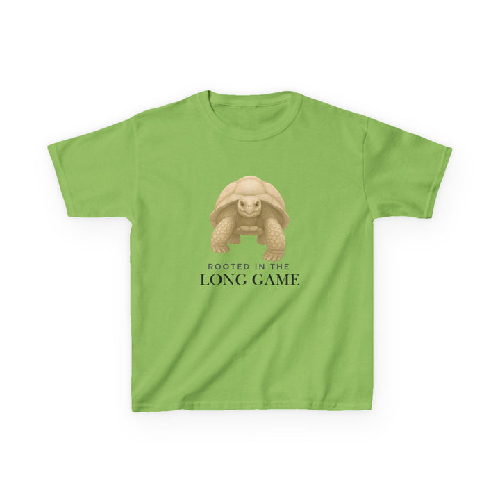 Kids Giant Tortoise Tee | "Build Your Future" | Sketch Design | Eco-Conscious | Grounded & Gentle