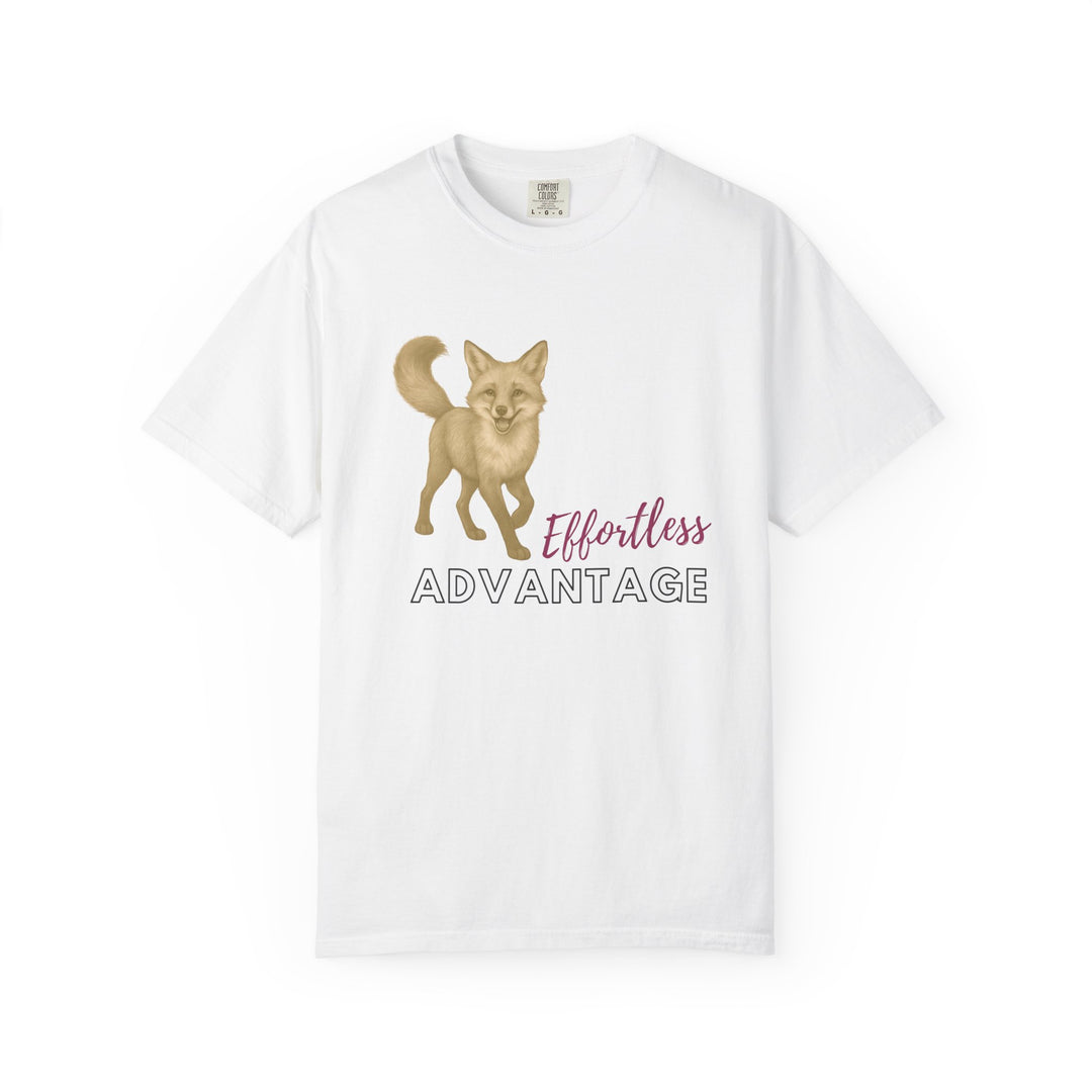Effortless Advantage – Red Fox | Joyful & Playful | Sketch Series by Pure Perspective App | Eco Friendly Graphic Tee