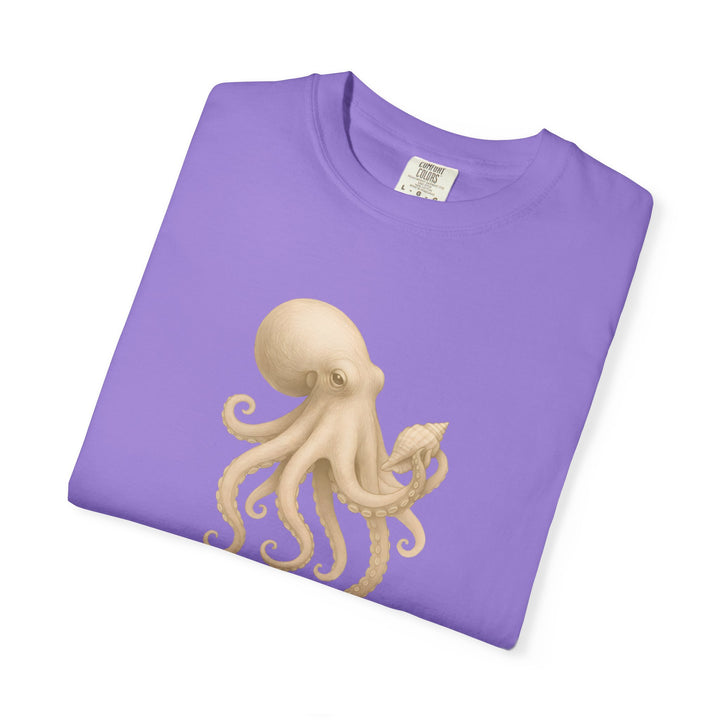 Think In All Directions – Octopus | Joyful & Playful | Sketch Series by Pure Perspective App | Eco Friendly Graphic Tee