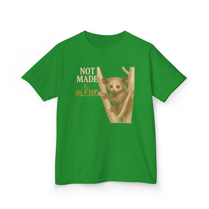 Kids Aye Aye Tee | "Not Made to Blend" | Sketch Design | Eco-Conscious | Reflective & Wise
