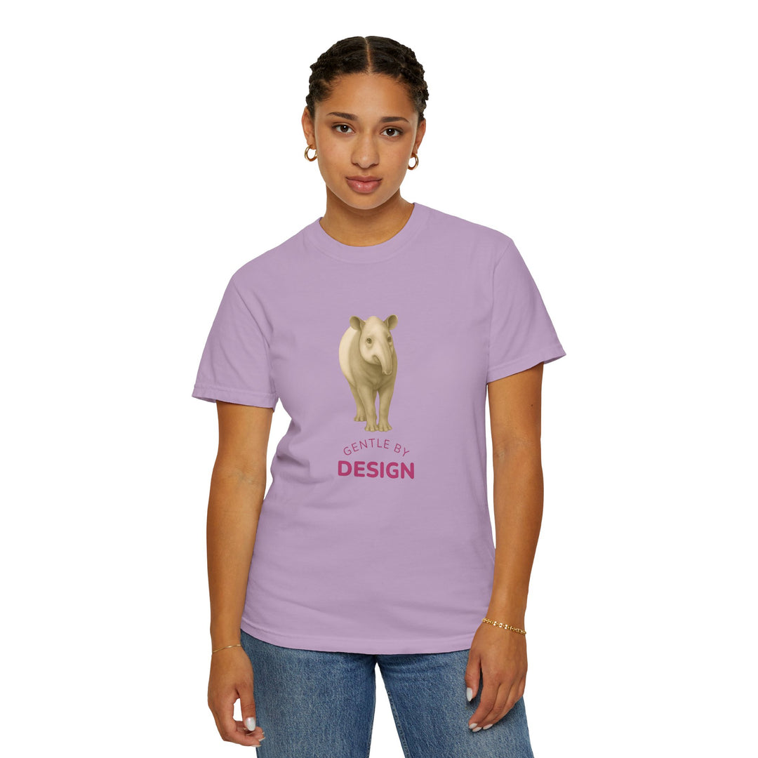 Gentle By Design – Tapir | Grounded & Gentle | Sketch Series by Pure Perspective | Eco Friendly Graphic Tee