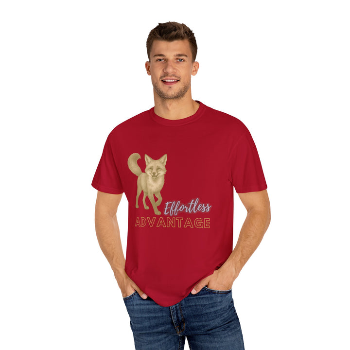 Effortless Advantage – Red Fox | Joyful & Playful | Sketch Series by Pure Perspective App | Eco Friendly Graphic Tee