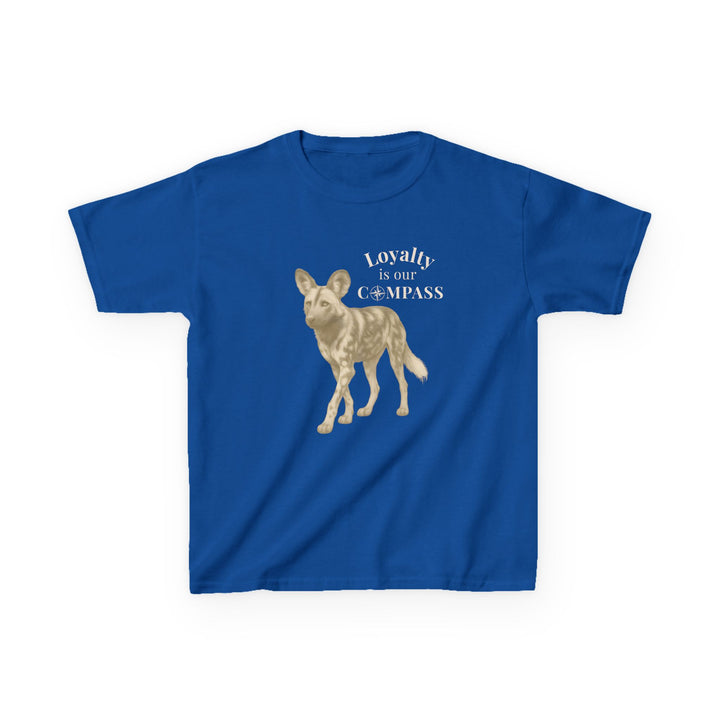 Kids African Wild Dog Tee | "Loyalty is Our Compass" | Sketch Design | Eco-Conscious | Empowered & Bold