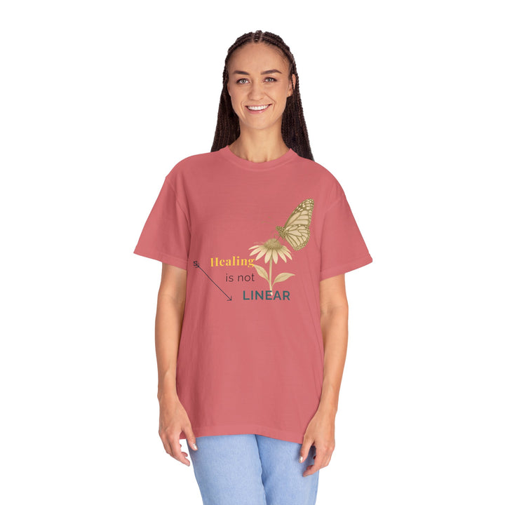 Healing is not Linear – Monarch Butterfly | Hopeful & Healing | Sketch Series by Pure Perspective App | Eco Friendly Graphic Tee