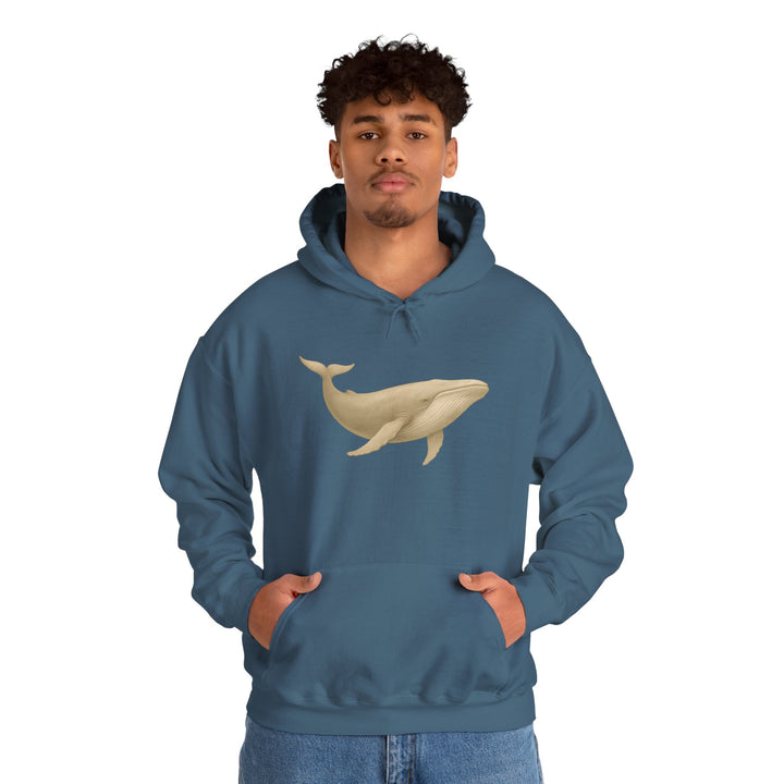 Endure – Blue Whale Edition | Connected & Compassionate Series | Unisex Heavy Blend™ Hooded Sweatshirt | Eco-Friendly Apparel
