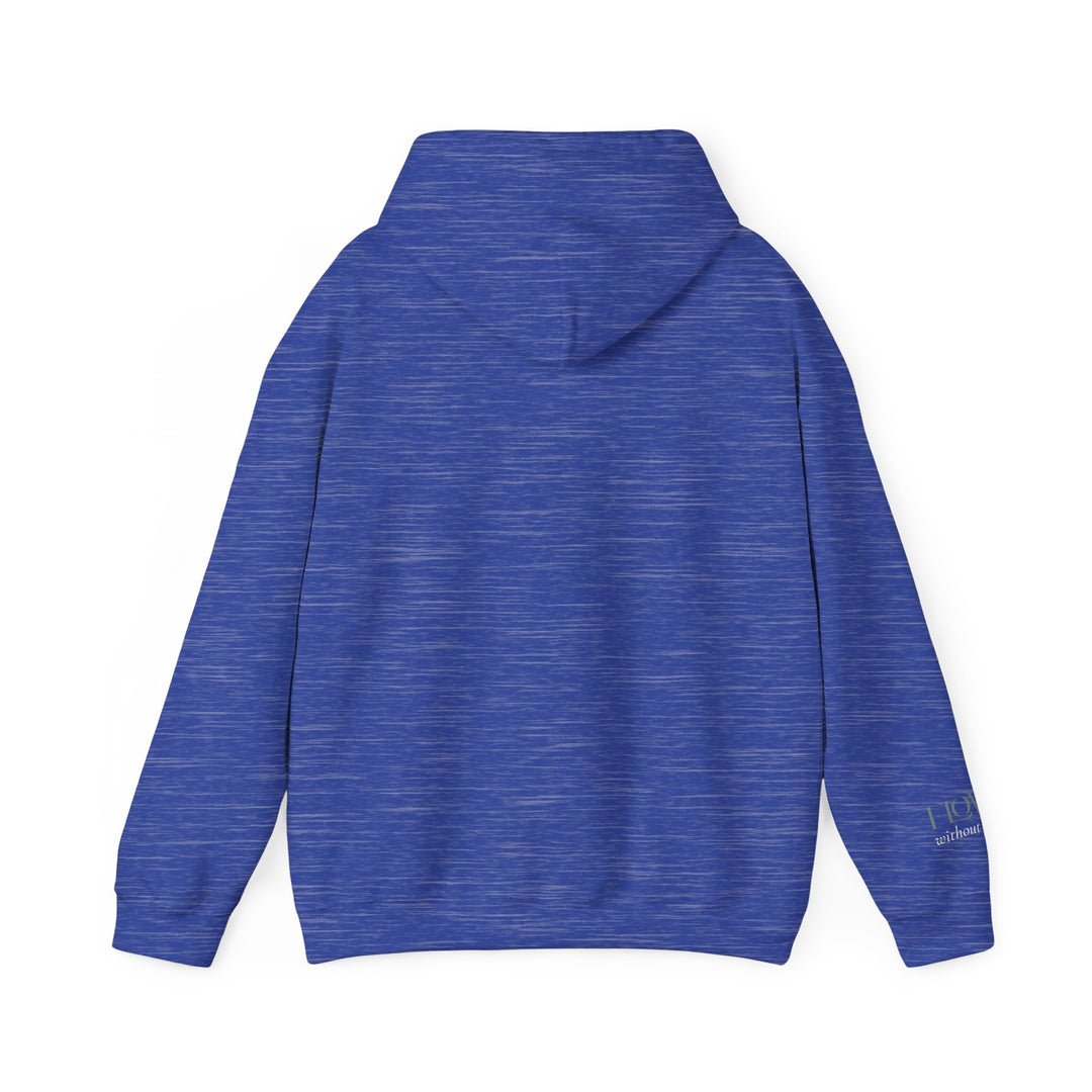 Flow without Force – Manatee | Calm & Centered Series | Unisex Heavy Blend™ Hooded Sweatshirt | Eco-Friendly Apparel