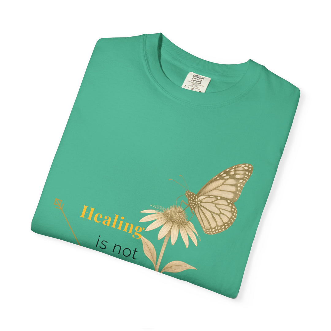 Healing is not Linear – Monarch Butterfly | Hopeful & Healing | Sketch Series by Pure Perspective App | Eco Friendly Graphic Tee