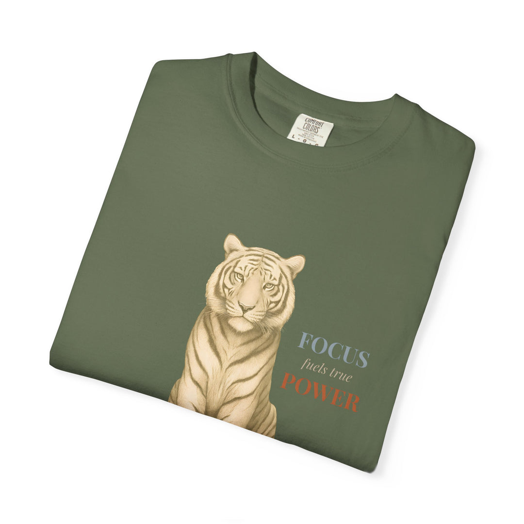 Force fuels true Power – Tiger | Empowered & Bold | Sketch Series by Pure Perspective | Eco Friendly Graphic Tee