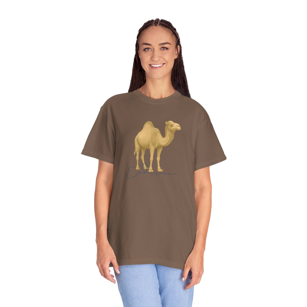 Endurance – Camel Edition | Patient & Peaceful | Sketch Series by Pure Perspective | Eco Friendly Graphic Tee