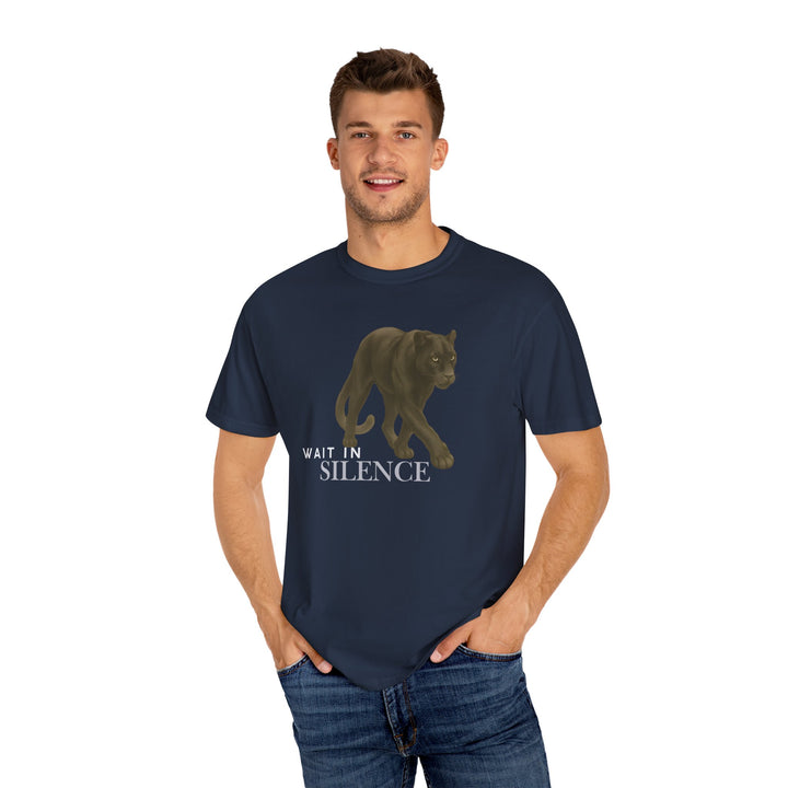 Weight in Silence – Jaguar | Reflective & Wise | Sketch Series by Pure Perspective | Eco Friendly Graphic Tee