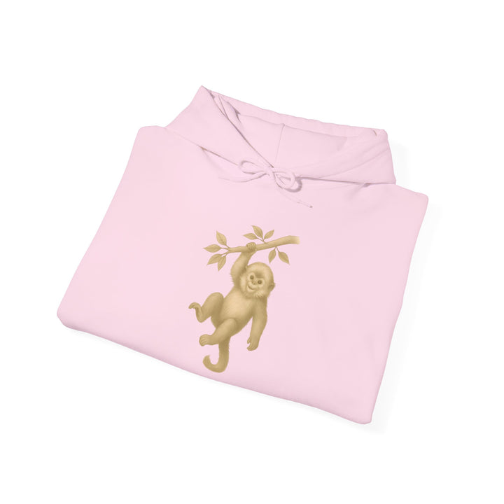 Lighten Up – Golden Snub-Nosed Monkey | Empowered & Bold Series | Unisex Heavy Blend™ Hooded Sweatshirt | Eco-Friendly Apparel