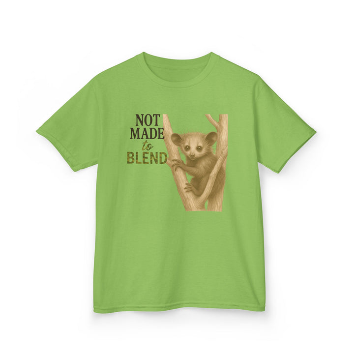 Kids Aye Aye Tee | "Not Made to Blend" | Sketch Design | Eco-Conscious | Reflective & Wise