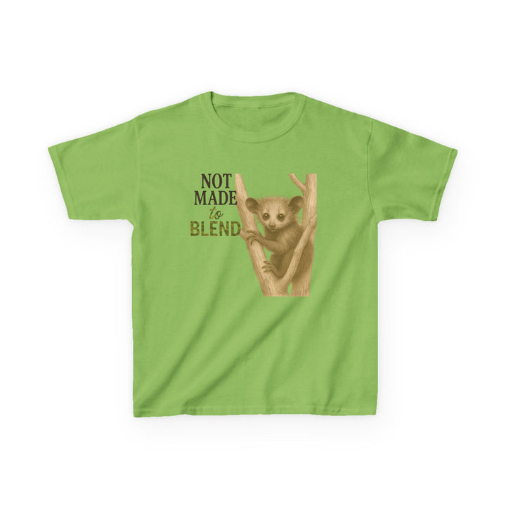 Kids Aye Aye Tee | "Not Made to Blend" | Sketch Design | Eco-Conscious | Reflective & Wise