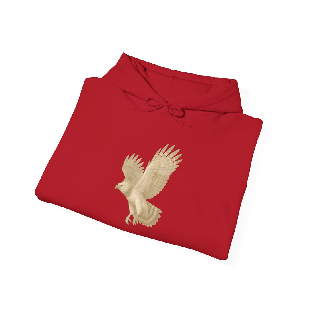 Ascend with Respect – Harpy Eagle | Empowered & Bold Series | Unisex Heavy Blend™ Hooded Sweatshirt | Eco-Friendly Apparel