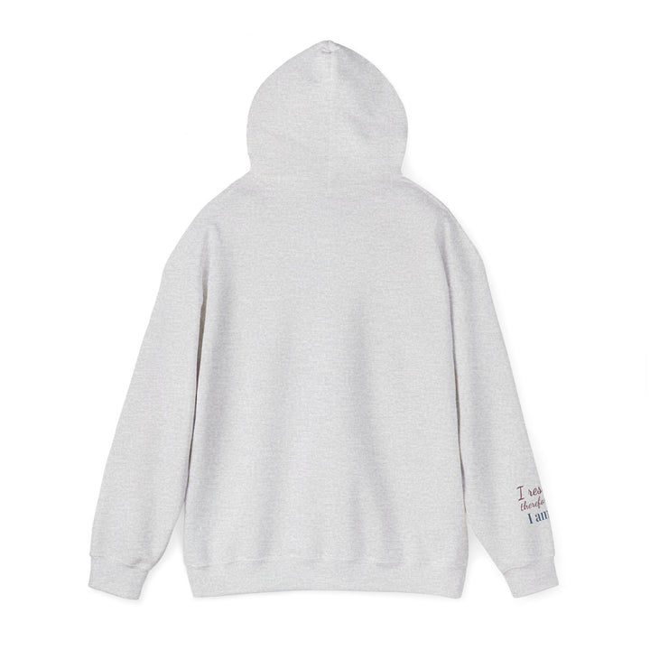 I Rest Therefore I Am – Capybara Edition | Grounded & Gentle Series | Unisex Heavy Blend™ Hooded Sweatshirt | Eco-Friendly Apparel