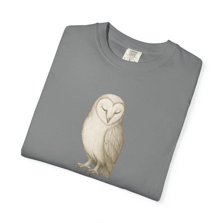 Let Quiet Lead – Owl | Calm & Centered | Sketch Series by Pure Perspective | Eco Friendly Graphic Tee