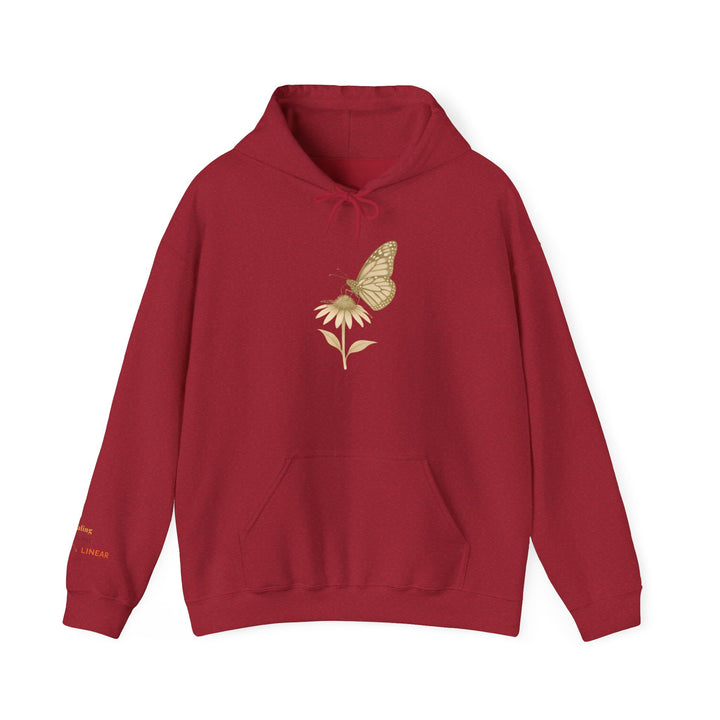 Healing is not Linear – Monarch Butterfly Edition | Hopeful & Healing Series | Unisex Heavy Blend™ Hooded Sweatshirt | Eco-Friendly Apparel