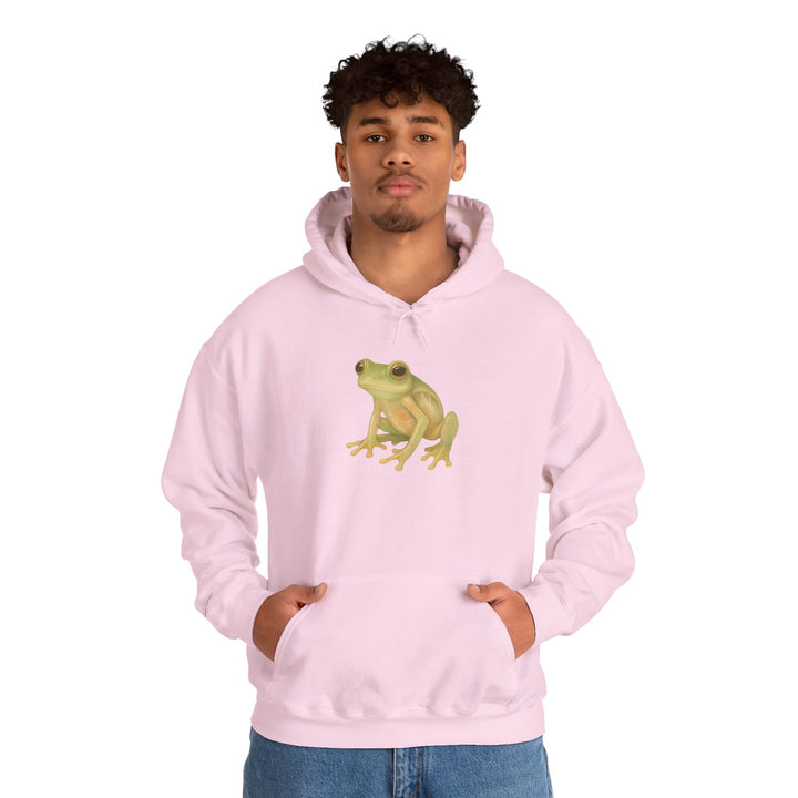 Vulnerability Takes Courage – Glass Frog Butterfly Edition | Hopeful & Healing Series | Unisex Heavy Blend™ Hooded Sweatshirt | Eco-Friendly Apparel
