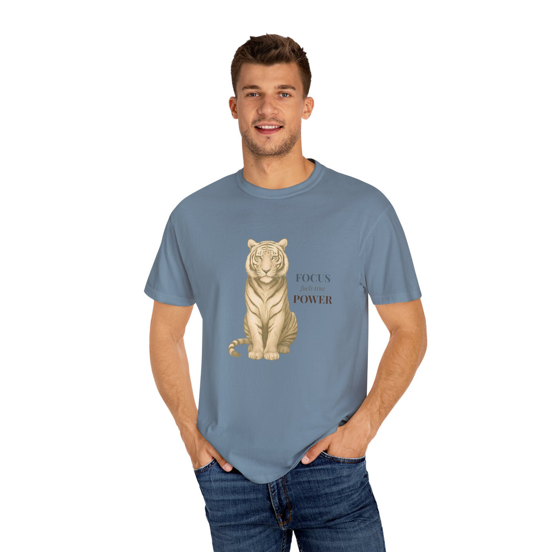 Force fuels true Power – Tiger | Empowered & Bold | Sketch Series by Pure Perspective | Eco Friendly Graphic Tee